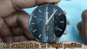 RADO Centrix Chronograph Hands Setting Tutorial | Watch Repair Channel | SolimBD