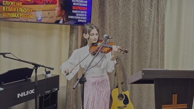 Сольное выступление на скрипке: '' Хава нагила'' / Василиса Петрова / 26.01.25