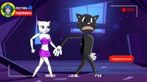 МУЛЬТЯШНЫЙ КОТ И ГОВОРЯЩАЯ АНДЖЕЛА В КИНО - Анимация Картун Кэт