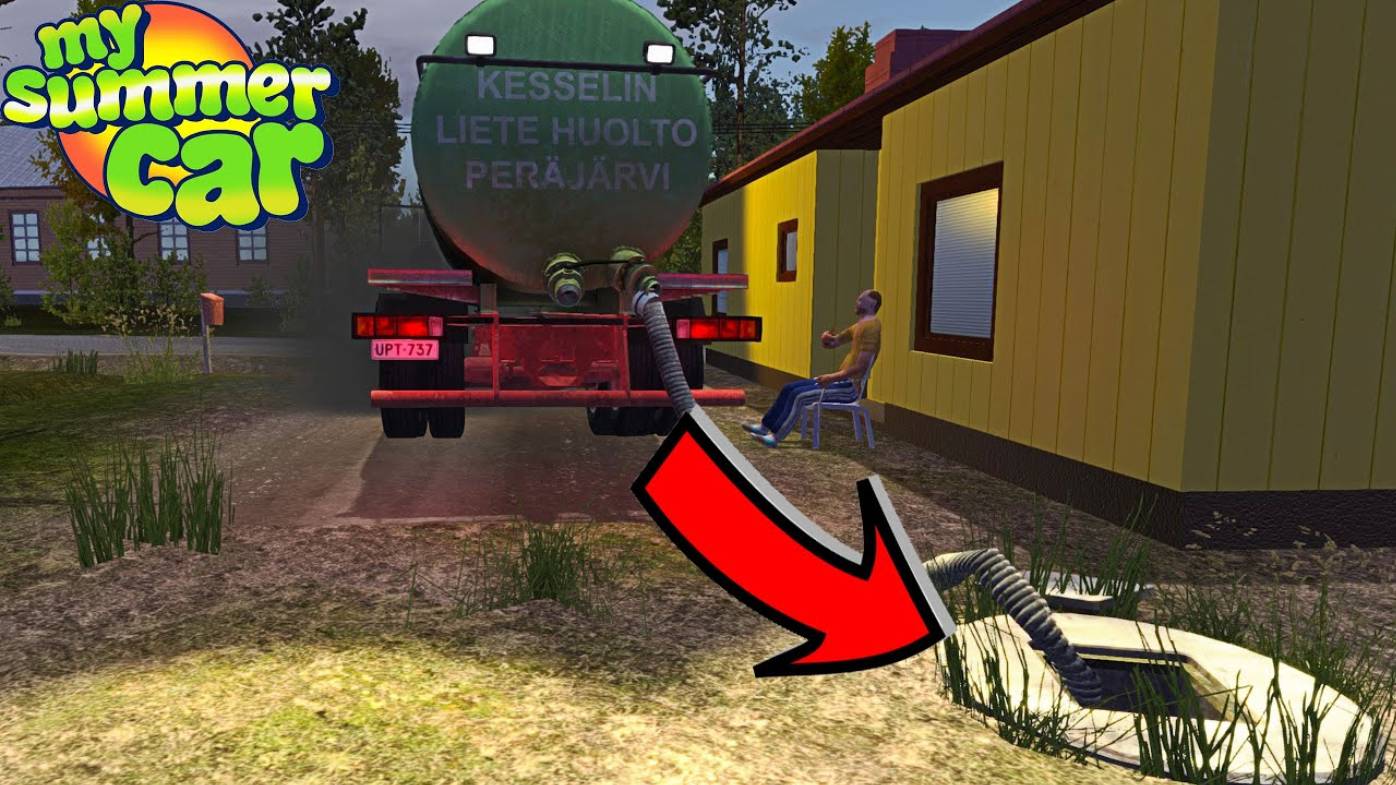 ПРОТЕКТОР ШИН - ЗАРАБАТЫВАНИЕ ДЕНЕГ НА ГОВНОВОЗЕ - My Summer Car смотреть онлайн