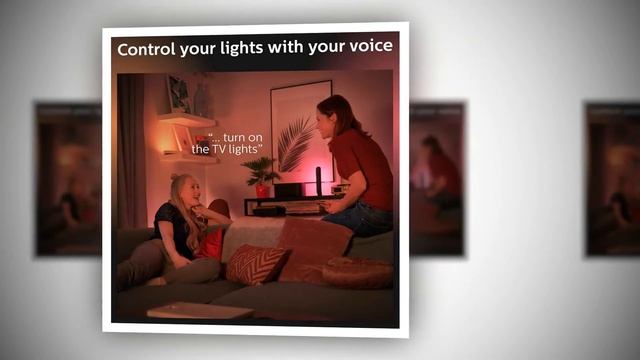 Philips Hue Play White & Color Smart Light, 2 Pack Base kit, Hub Required/Power Supply Included смотреть онлайн