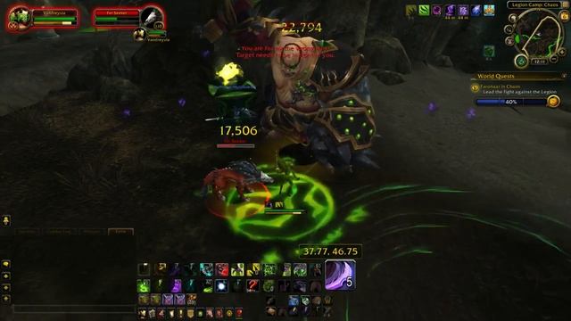 Faronaar in Chaos WoW | Azsuna Quest Guide смотреть онлайн