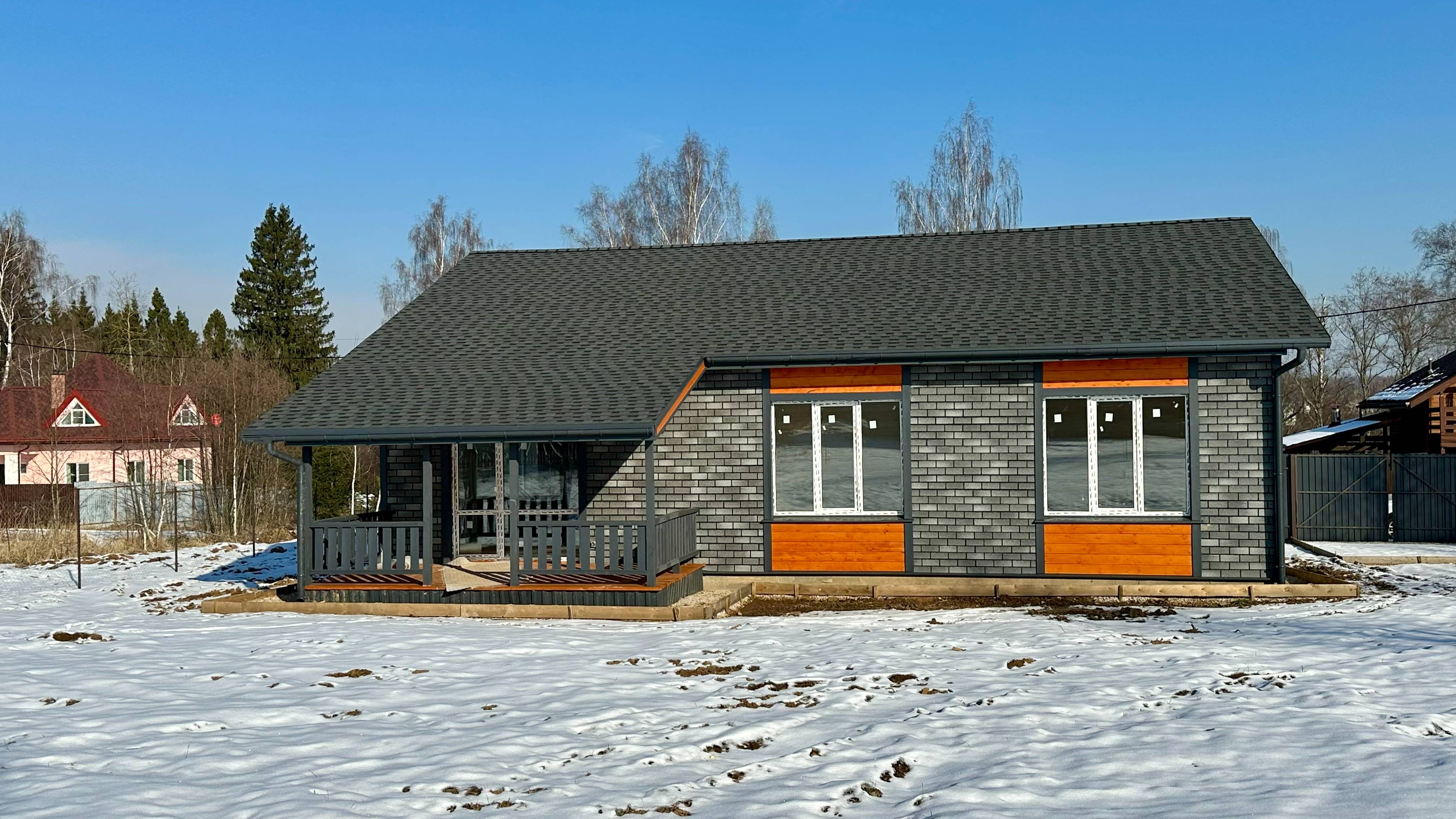 Продается одноэтажный дом у леса в Калужской области Жуковского района КП Чернишня. смотреть онлайн