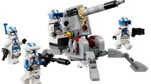 обзор на Лего звёздные войны battle pack 501 легиона 75345