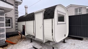 Баня квадро 5м с помывочной в с. Елховка