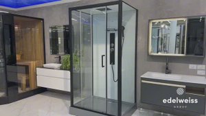 Душевая кабина Black & White G8008 (1150х900х2150 мм)