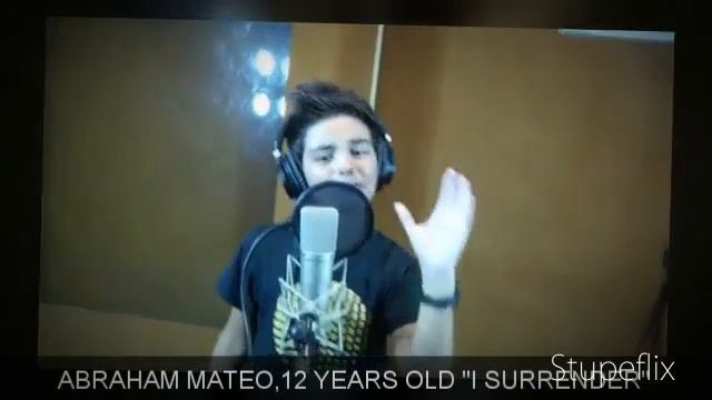 Abraham Mateo sings I Surrender