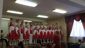 Эх, Зима-зима! Скрип саней...Ю.Чичков Задорная песня ))) Хор "Пятнашки" Детская музыкальная школа 15