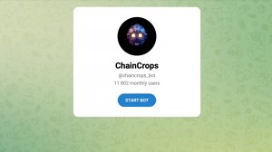 ChainCrop - Это скам или нет? Почему я бы не стал работать с проектом