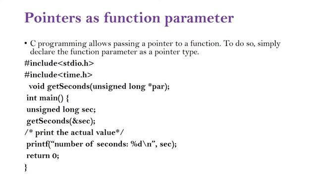 Pointers in C - Tutorial 8  - Dynamic memory allocation in C||2022