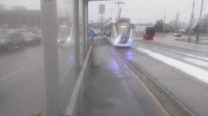 Поездка На Трамвае №6 Из Депо На Витязе-М №31421 (Улица Кулакова–Братцево) Москва 02.03.2025