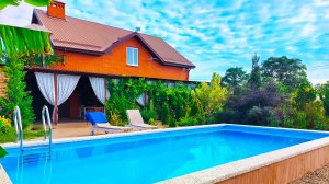 Зеленый уголок в станице: дом мечты с бассейном и садом!