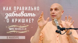2025-02-28 — "Как правильно забывать о Кришне?" ШБ 10.85.1-3 в Маяпуре