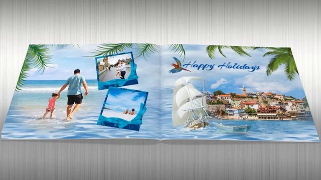 HOLIDAY FLIPBOOK USING Picasso 3d flipbook video maker смотреть онлайн