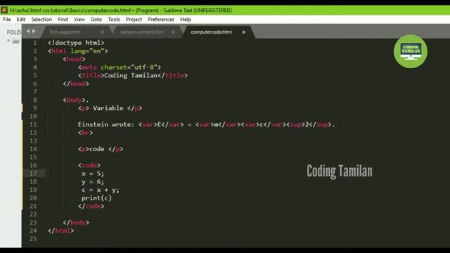 #8 HTML Phase Tags Tamil | HTML Code In Tamil | HTML Tutorial In Tamil | HTML and CSS Basics Course