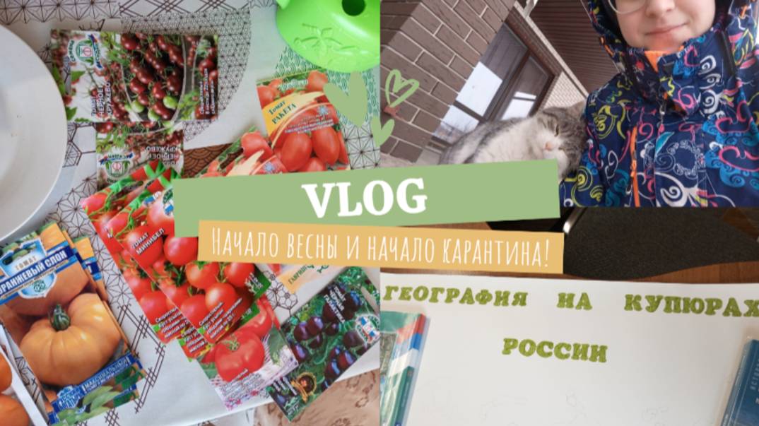 VLOG Начало весны и начало карантина! 😱
