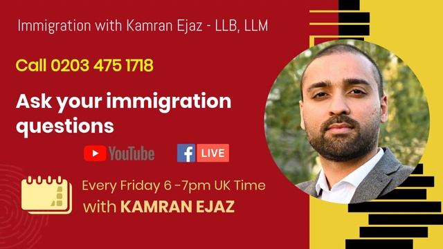 Call 0203 475 1718 / Friday 6-7pm to ask your immigration questions live - UK Immigration Law Updat смотреть онлайн
