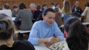 Семейные соревнования по шашкам. Репортаж