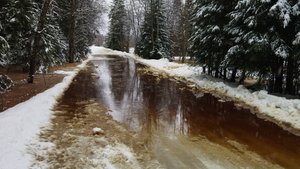 Затопление продолжается! ГБУ "Ленавтодор" вместе с Киришиским ДРСУ не принимает никаких мер.