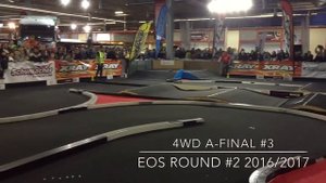 Malin's Xray XB4 in 4WD A-final #3 at EOS ROUND #2 2016/2017