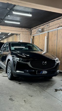 Ремонт вмятины на заднем крыле Mazda CX-30 и пошив 3D ковров в комплекте с ворсовыми