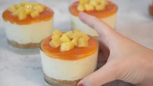 Как приготовить ЧИЗКЕЙК с МАНГО в СТАКАНЧИКАХ.