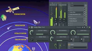 Fruity Filter & 3x Osc Pad атмосферный нарастающий звук