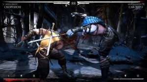 саб-зиро против скорпиона битва в mk x