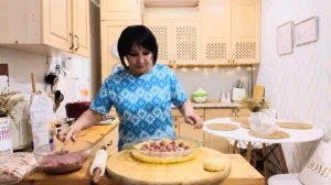 Ужин за 40 минут/ Пирог мясной на очень песочном тесте/ фрикадельки с овощами/
