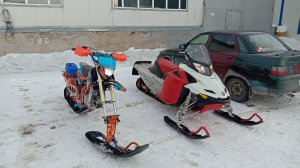 ГОРНИК И СНОУБАЙК В СВОЕЙ СТИХИИ!
#снегоходы #brp