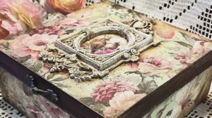 DIY Декупаж шкатулки. Мастер-класс "Easy"