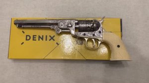 Револьвер Кольт Морского флота США, American Civil War Navy revolver, USA 1851, Denix 1040/B