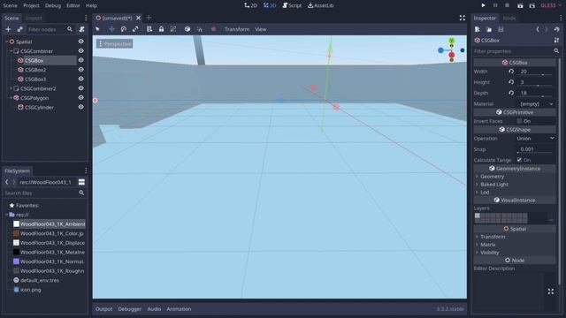 Lets Learn Godot 3.3! What are CSG Meshes