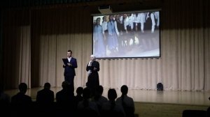 Выступление выпускников.