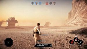 kenobi vs general grievous, count Dooku vs bounty hunter Leia STAR WARS Battlefront II gameplay