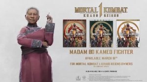 Камео-боец Мадам Бо появится в Mortal Kombat 1 18 марта.