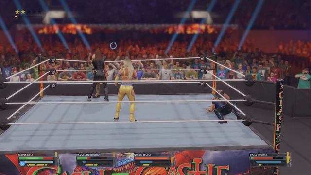 WWE 2K23 Selina Kyle VS Jolie Raquel Zelina Dana Battle Royal Match WWE Womens 247 Tittle