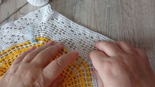 Пасхальная салфетка. Читаем схему, разбираем нюансы