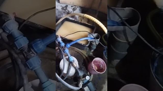 Абиссинская скважина зимой. Бурение в помещении.