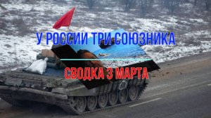 У России три союзника, сводка 3 марта