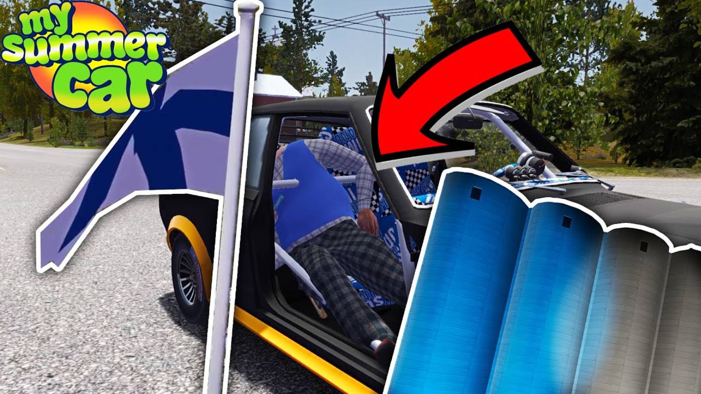 ПОДНЯЛИ ЧЕРНЫЙ ФЛАГ НА ДЕНЬ ФИНЛЯНДИИ - My Summer Car смотреть онлайн