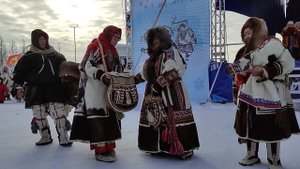 Семья Лаптандер Открытый районный конкурс Кочевая семья-2025 День Оленевода г.Надым ЯНАО 23.02.25г.