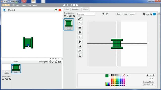 Scratch Programming Corrandulla CoderDojo Tank Game Lesson 1