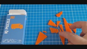 IQ puzzle Собери Камаз из 13 деталей