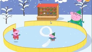 Peppa pig Ice Skating play свинка пеппа, игра мультик для детей