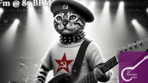 Alternative Metal Guitar Backing Track  Fm  85 BPM  In the style of Rage Against the Machine