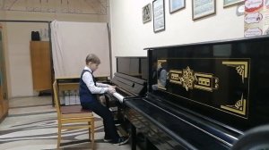 Звягин Кирилл Андреевич. ДШИ №1 им. Г.В. Свиридова г.Курска. Инструмент.жанр.Фортепиано, 11 лет