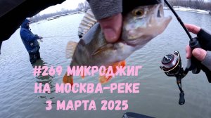 #269 Микроджиг на Москва-реке 3 марта 2025