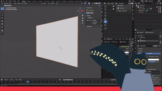 Simple texture swap for VRM model in Blender смотреть онлайн