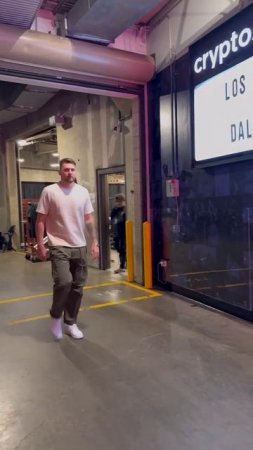 Luka has arrived ahead of his matchup with Dallas